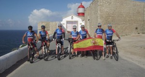 El inicio de la ruta fue el faro del cabo de San Vicente.