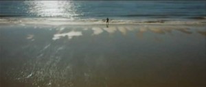 Imagen aérea del spot donde se aprecia la belleza de la playa isleña. 