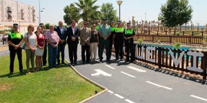 Inauguración pista de educación vial en San Juan del Puerto.