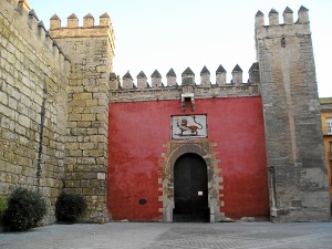 Puerta del León, en el Alcázar de Sevilla. 