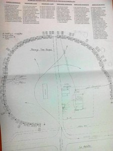 Plano de Tres Rayas donde Emigrantes realiza la pernocta. 