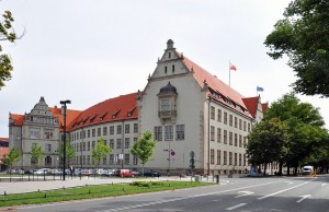 Una de las dependencias de la Wroclaw University of Tecnology.