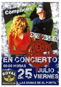 Cartel del concierto. 