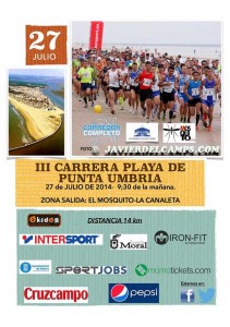 Cartel de la carrera. 