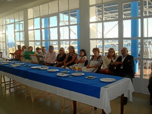 Algunos de los asistentes a la presentación. 