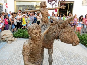 Detalle de la escultura.