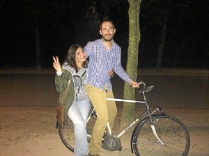 Ya se ha adaptado a la vida holandesa, marcada por las bicicletas. 