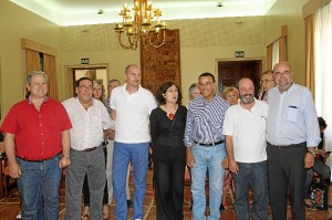 Foto de familia del encierro. 