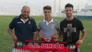 Jairo y Payan, en su presentación como nuevos jugadores leperos.