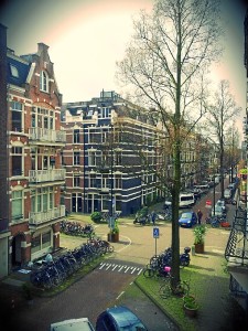 El barrio donde vive con su chico en Amsterdam. 