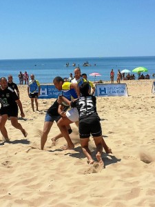 Torneo rugby playa de Isla Cristina.