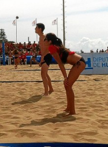 Voley playa en Isla Canela