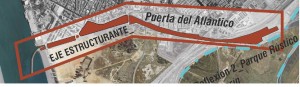 Mapa del Eje al que afecta el proyecto. 