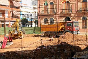 Se está remodelando también la calle Labradores, que se convertirá en una plataforma única.