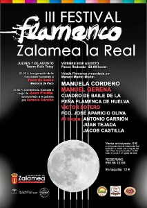 Cartel del Festival de Zalamea.