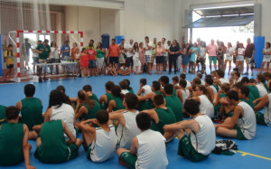 Un momento del acto de clausura del II Campus EBHuelva 2014.