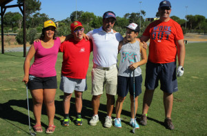 El golf, otra de las pruebas que contó con deportistas del Coda.