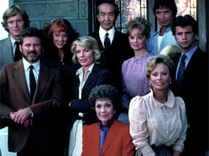 El reparto de Falcon Crest.