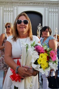 Ofrenda floral.