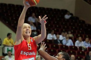 Luci Pascua, subcampeona del mundo con España.