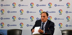 Javier Tebas, presidente de la Liga de Fútbol Profesional. / Foto: @LaLiga.