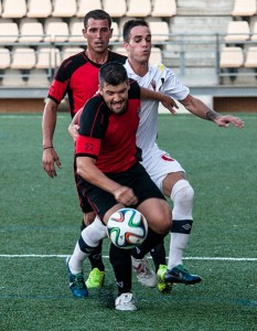 El Ayamonte supo remontar un partido que perdía al cuarto de hora. / Foto: J. Losa.