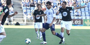 Dimas ha vuelto con el grupo tras su lesión y podría jugar ante el Zaragoza. / Foto: Josele Ruiz.