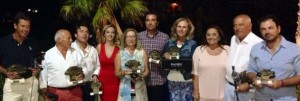 Los ganadores del XXII Torneo Aniversario de golf de Islantilla.