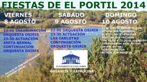 Cartel de la Feria de El Portil. 