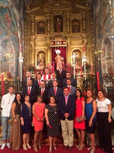 Foto de familia durante los cultos.