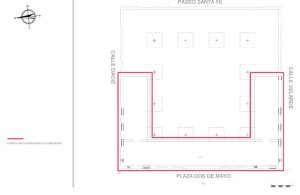 Planta Semisótano Estado Actual (HERNÁNDEZ J.; DABRIO M. Anteproyectos).