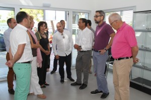 Visita de Ignacio Caraballo a Ayamonte.