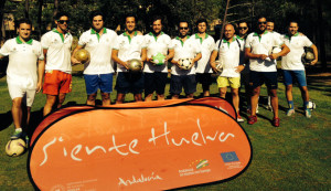 Participantes en el Open de Footgolf Huelva La Luz.