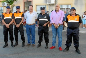 Grupo de la Protección Civil de San Juan del Puerto.