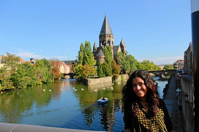 Pena Monje Una Estudiante De Periodismo Que Comienza Su Aventura En Nancy Francia Huelva Buenas Noticias