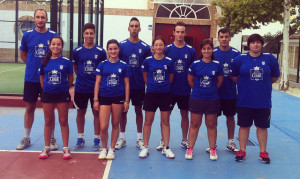 Componentes del CD Bádminton Huelva de la Primera Nacional.