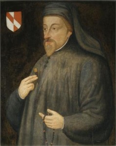 Geoffrey Chaucer. 