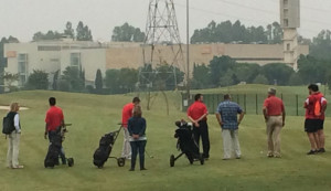 Un momento del torneo de golf adaptado celebrado en La Cartuja.