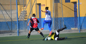 Fue en la segunda parte cuando el equipo onubense dejó patente su superioridad.