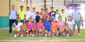 Componentes del equipo onubense en el Andaluz de Selecciones Provinciales.