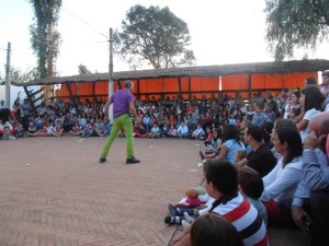 Mucha participación en los actos.