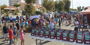 Gran animación en el XIV Triatlón 'Playas de Punta Umbría'.