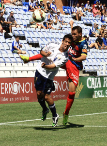 Cabrera fue de los mejores en la tarde del sábado en las filas albiazules. / Foto: Josele Ruiz.