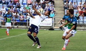 El Recre mejoró con la salida al terreno de juego de Manu Molina. / Foto: Josele Ruiz.