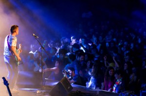 Uno de los conciertos que se celebraron el viernes. 