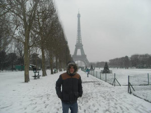 Víctor preckler pasa el invierno en Paris