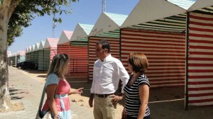 Representantes municipales han visitado el recinto ferial.