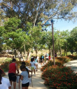 Las actividades medioambientales se llevaron a cabo en el Parque Moret.