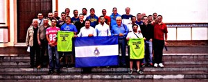 Los veteranos del San Juan fueron despedidos por las primeras autoridades locales.