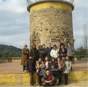 En Barcelona, en una de las actividades de la Asociación de Mujeres de Herrerías.